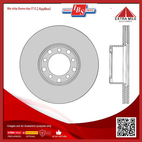 IBS Front Disc Rotor For Mercedes-Benz - BR258