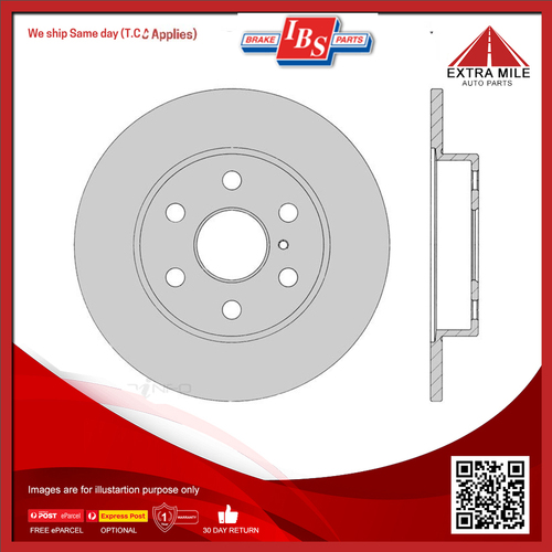 IBS Rear Disc Rotor For Holden Jackaroo, Jazzz, Isuzu - BR34