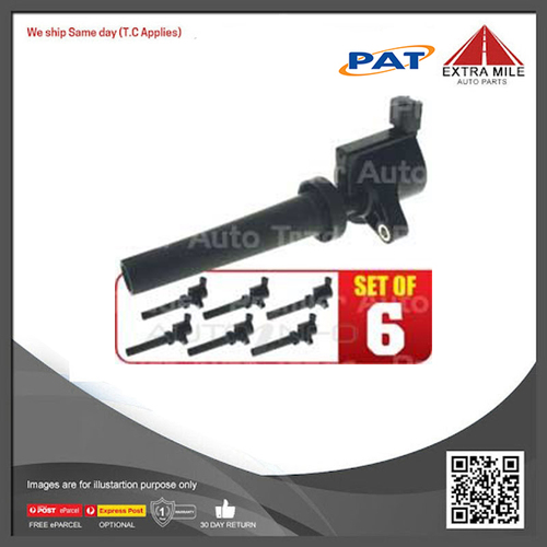 PAT Ignition Coil For Ford Escape ZB ZC 3.0L AJ V6 24V DOHC - IGC-036-6