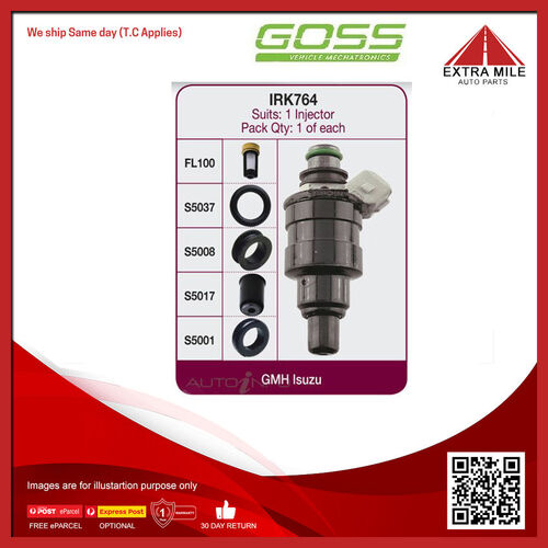 Goss Fuel Injector Repair Kit For Nissan Pintara TU12 2.4L KA24E I4 12V SOHC