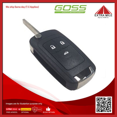 Goss Ignition Key Remote For Holden Barina RS TM 1.4L,1.6L F16D4 I4 16V DOHC