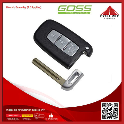 Goss Ignition Key Remote Shell For Hyundai Veloster FS SR 1.6L G4FD I4 16V DOHC