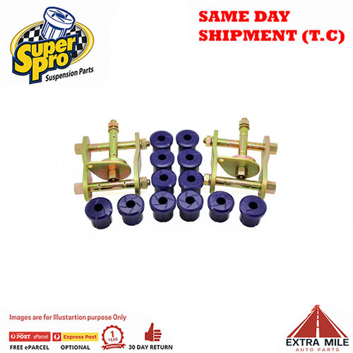 Rear Shackle and Bushing Kit For TOYOTA LAND CRUISER-76,78 Series 07-on KIT193SK