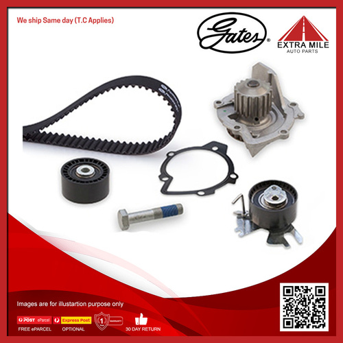 Gates Water Pump & Timing Belt Kit For Ford Australia Focus 2.0L TXDB LW Diesel