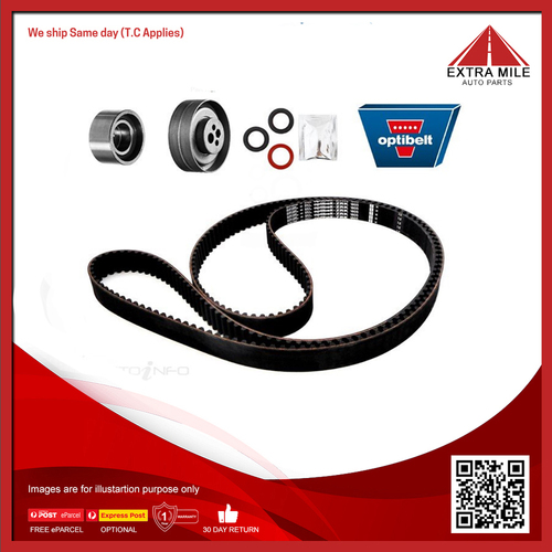 Optibelt Timing Belt Kit For Audi 100, 80, A6, A8, Cabriolet 84 -KT1061