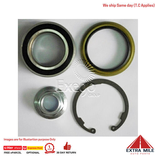 Wheel Bearing Kit for Mazda Mx-6 2.2L 4cyl GD (2WS 4WS) F2-T fits - Front Left/Right KWB1268