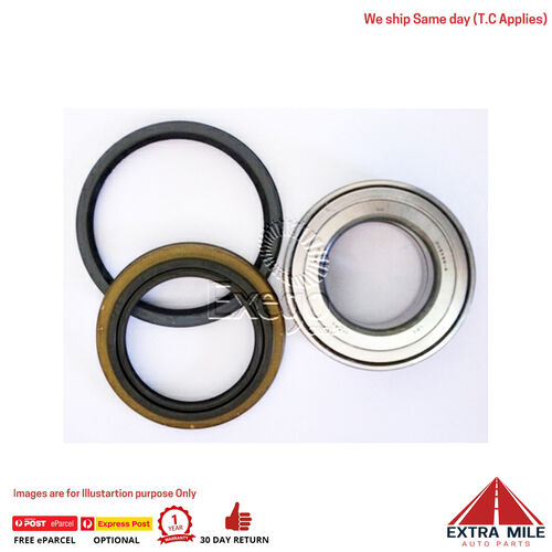 Wheel Bearing Kit for Toyota Landcruiser Prado 3.0L 4cyl KZJ95R 1KZ-TE fits - Front Left/Right KWB3022