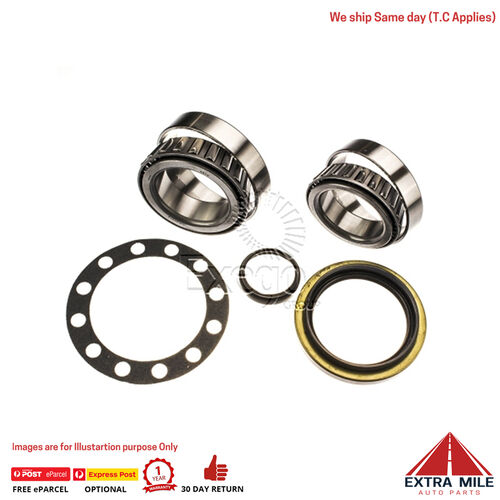 Wheel Bearing Kit for Toyota Landcruiser 4.5L 6cyl FZJ75R FZJ80R 1FZ-FE fits - Rear Left/Right KWB5022 With Rear Disc Brakes