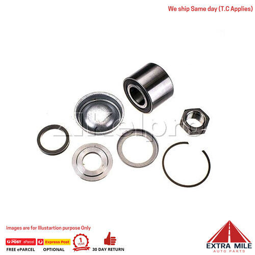 Wheel Bearing Kit for Peugeot 206 1.6L 4cyl CC TU5JP4 (NFU) fits - Rear Left/Right KWB5299 With Rear Drum Brakes - Without Anti-Lock Braking System (A