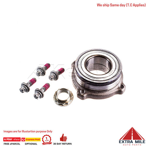 Wheel Bearing Kit for BMW X5 3.0L 6cyl E70 3.0d E70 XDrive 30d F15 XDrive 35i N55 B30 A fits - Rear Left/Right KWB5327