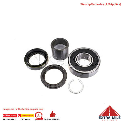 Wheel Bearing Kit for Holden Jackaroo 3.2L V6 UBS25 6VD1 fits - Rear Left/Right KWB5385 Without Anti-Lock Braking System (ABS) - Includes 40mm Retaine