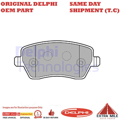 Brake Pad Front For MERCEDES CITAN/NISSAN MICRA/NOTE/TIIDA 09/05-03/17