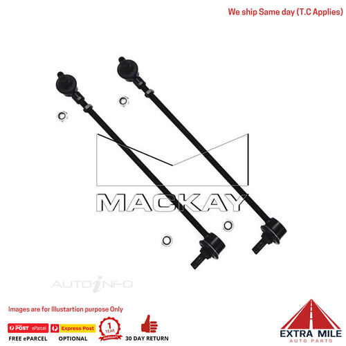 LR1094 Universal Sway Bar Link (Pair) for Adjustable (Cut to Length) - 10mm Ball Stud