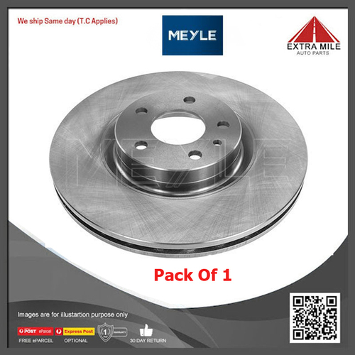 Meyle Disc Brake Rotor 284mm Front For Fiat Croma 154 2.0L 1995cc
