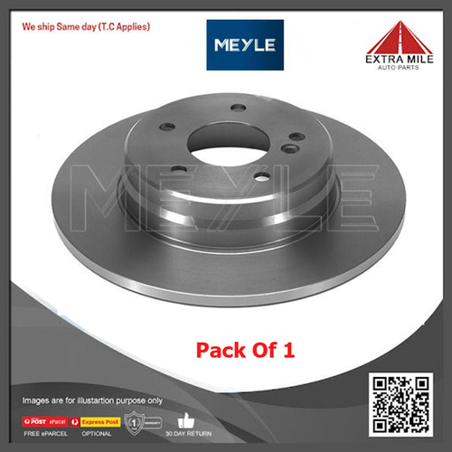 Meyle Disc Brake Rotor 290mm Rear For Mercedes-Benz CLK C208 2.6L/4.3L 3199cc