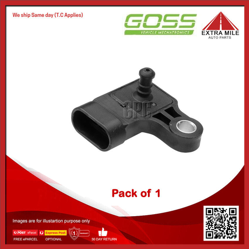 Goss Map Sensor For Daewoo Matiz 11BE,11BT 0.8L F8CV SOHC 6v MPFI 3cyl - MP145