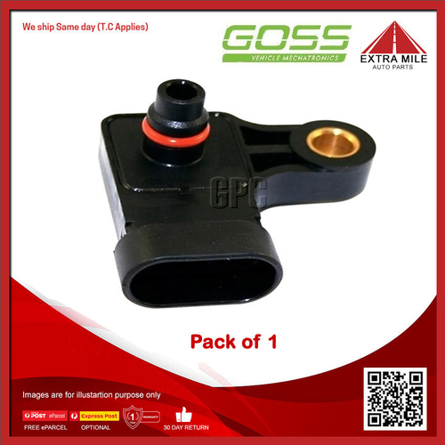 Goss Map Sensor For Holden Epica EP 2.0L X20D1 DOHC 24v MPFI 6cyl - MP177