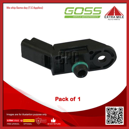 Goss Map Sensor For Peugeot 308cc 1.6L EP6CDT (5FV) DOHC 16v Turbo Petrol