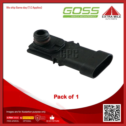 Goss Map Sensor For Renault Scenic J64 1.6L, J84 2.0L DOHC 16v MPFI - MP192