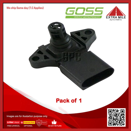 Goss Map Sensor For Volkswagen Polo 6N 1.4L AHW DOHC 16v MPFI 4cyl - MP195