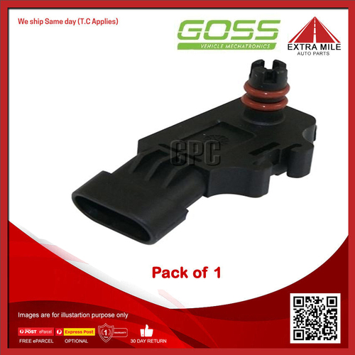 Goss Map Sensor For Great Wall/GWM V240,X240 2.4L 4G69 S4N SOHC 16v MPFI