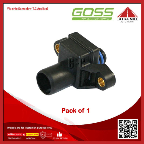 Goss Map Sensor For Chrysler Voyager GS 3.3L V6 EGA, EGM OHV 12v MPFI - MP207