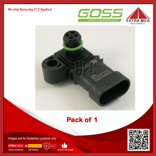 Goss Map Sensor For Holden Trax TJ 1.8L F18D4 DOHC 16v MPFI 4cyl - MP214