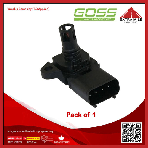 Goss Map Sensor For Mazda Mazda2 DY 1.5L ZY-VE DOHC 16v MPFI 4cyl - MP217