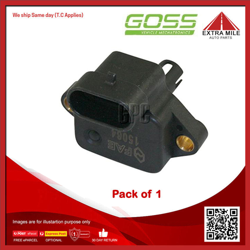 Goss Map Sensor For Mini Hatch R50,R53 COOPER 1.6L W10 B16 A SOHC 16v MPFI