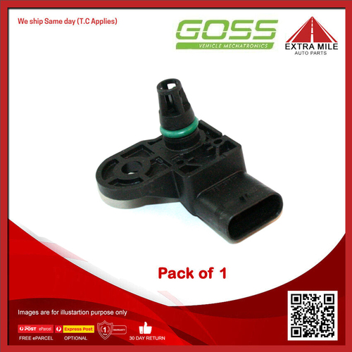 Goss Map Sensor For Peugeot 308 T7 1.6L EP6, EP6C (5FS, 5FW) DOHC 16v MPFI 4cyl