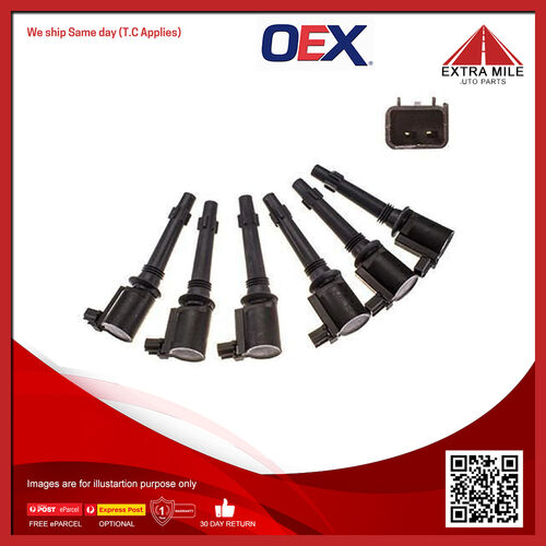 OEX Ignition Coil For FPV Falcon BA/BF 4.0L Barra 270T, F6270 Sedan/Utility