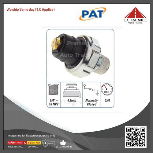 PAT Engine Oil Pressure Switch For Holden Business Sedan FC,FE,FU 2.2L