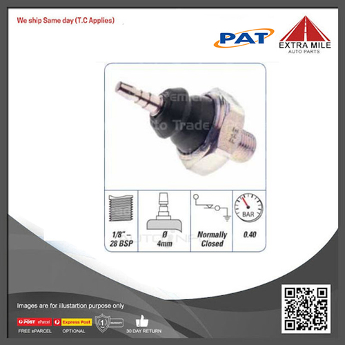 PAT Oil Pressure Switch For Rover 416 1.6L D16A3 I4 16V DOHC Sedan - OPS-006