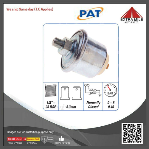 PAT Oil Pressure Switch For Nissan Patorl MQ,160 3.2 Litre SD33