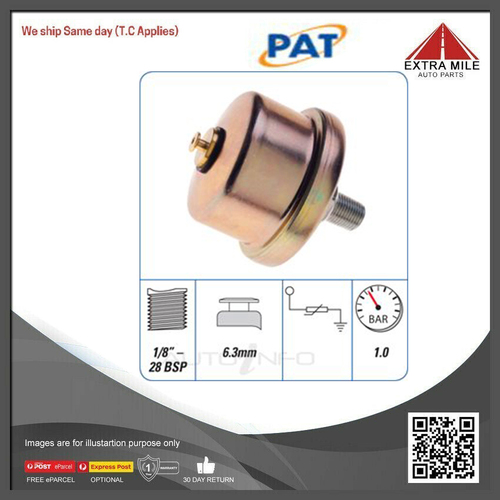 PAT Oil Pressure Sensor For Mitsubishi Triton ME MF MG MH 2.6L, MJ 3.0L V6