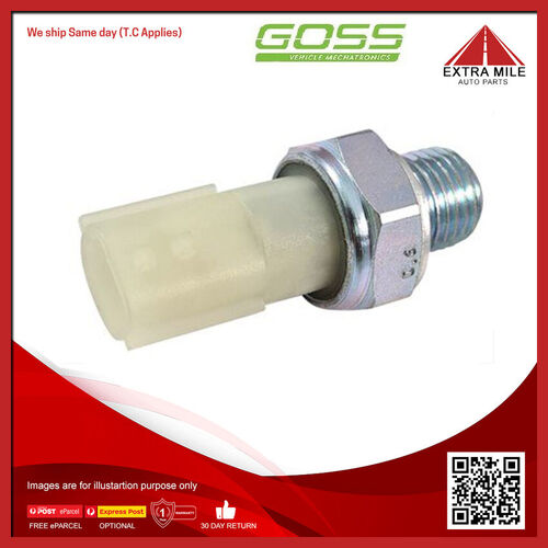 Goss Oil Pressure Switch For Nissan Dualis TS J10 1.6L R9M I4 16V DOHC