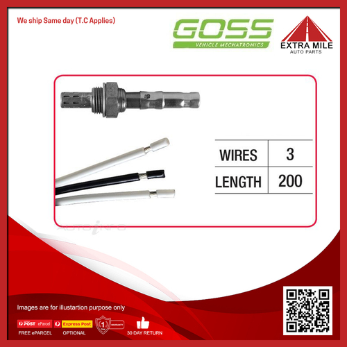 Goss Oxygen Sensor Pre-catalytic For BMW 318i E20, E30 1.8L M10B18, M40B18ME