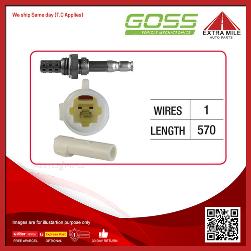 Goss Oxygen Sensor Pre-catalytic For Hyundai Scoupe 1.5L G4DJ 2D Coupe