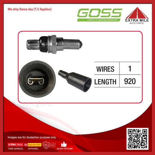 Goss Oxygen Sensor Pre-catalytic For Saab 900 Combi 2.0L B201