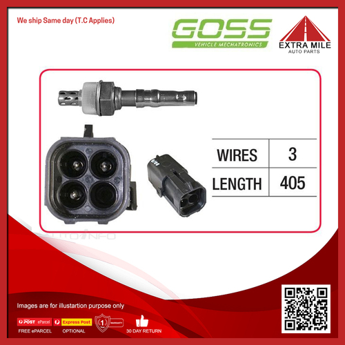 Goss Oxygen Sensor Pre-catalytic For Holden Jackaroo L2, L5 3.2L V6 6VD1