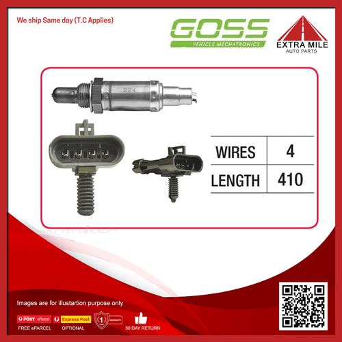 Goss Oxygen Sensor For Toyota Lexcen T4, T5 3.8L V6 L27, L36 4D Sedan/ Wagon