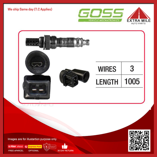 Goss Oxygen Sensor Pre-catalytic For Volvo 940 2.3L B230FT 4D Sedan/ Wagon