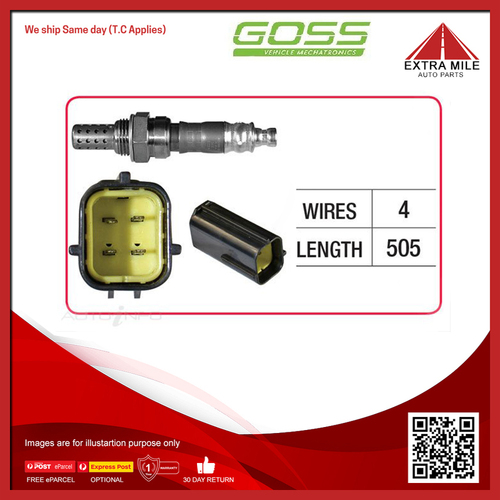 Goss Oxygen Sensor For Volkswagen Touareg V8 7L 4.2L AXQ V8 40V DOHC - OX242