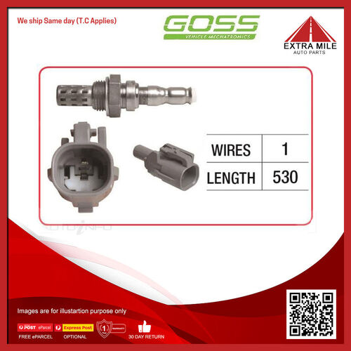 Goss Oxygen Sensor Pre-cat For Toyota Vienta VCV10R 3.0L V6 3VZFE 4D Sedan/Wago