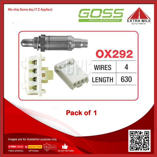 Goss Oxygen Sensor For Mitsubishi Magna 2.4L/3.0L/3.5L 4G64,6G72