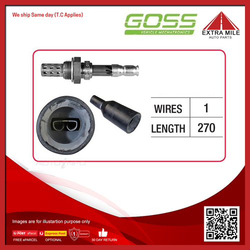 Goss Oxygen Sensor Pre-Catalytic For Nissan Safari Gran Road Y61 4.5L TB45E