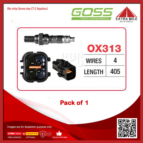 Goss Oxygen Sensor For Mitsubishi Pajero IO QA 1.8L/2.0L 4G93,4G94