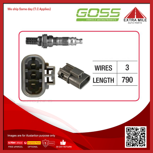 Goss Oxygen Sensor For Nissan Pathfinder R50 3.3L V6 VG33E 4D SUV Mid-Size