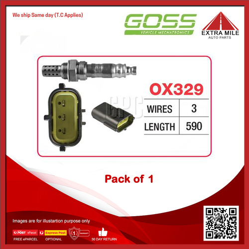 Goss Oxygen Sensor For Ford Laser KL,KM,KJ 1.6L/1.8L B6,BP-ZE 4cyl 