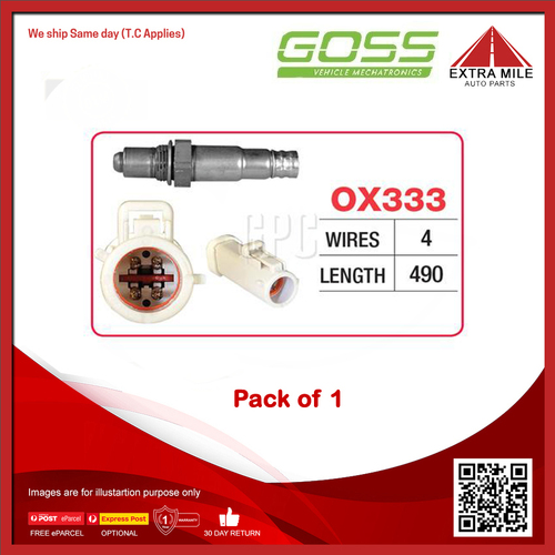 Goss Oxygen Sensor For Ford Courier PH (04-06) 4.0L V6 1V MPFI